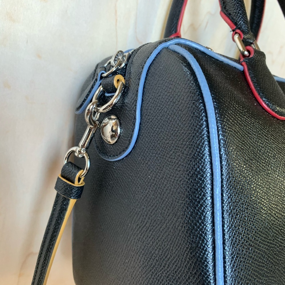 🛍SOLD🛍 COACH BLACK MINI BENNETT SATCHEL WITH EDGEPAINT - Picture 13 of 16